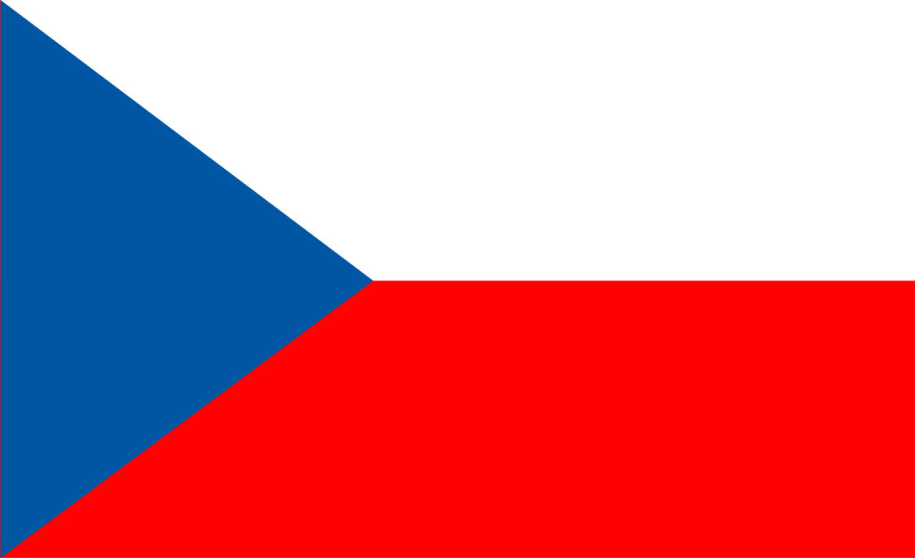 Czechia Flag Free EPS Vector Download